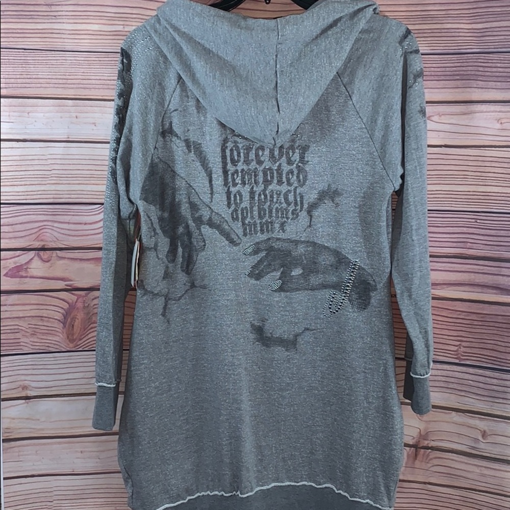 Apple Bottoms Hoodie Tunic Dress Bling